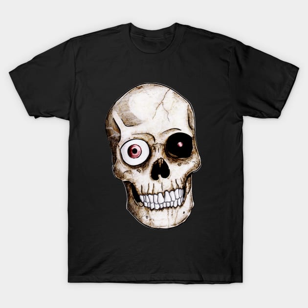 Skull 02 T-Shirt by VintageGrim